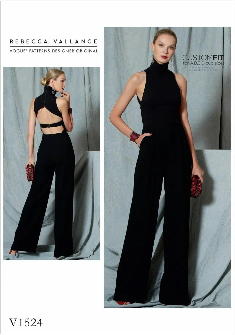 الگوی لباس Vogue، سرهمی غیر رسمی، 14-16-18-20-22، نارنجی