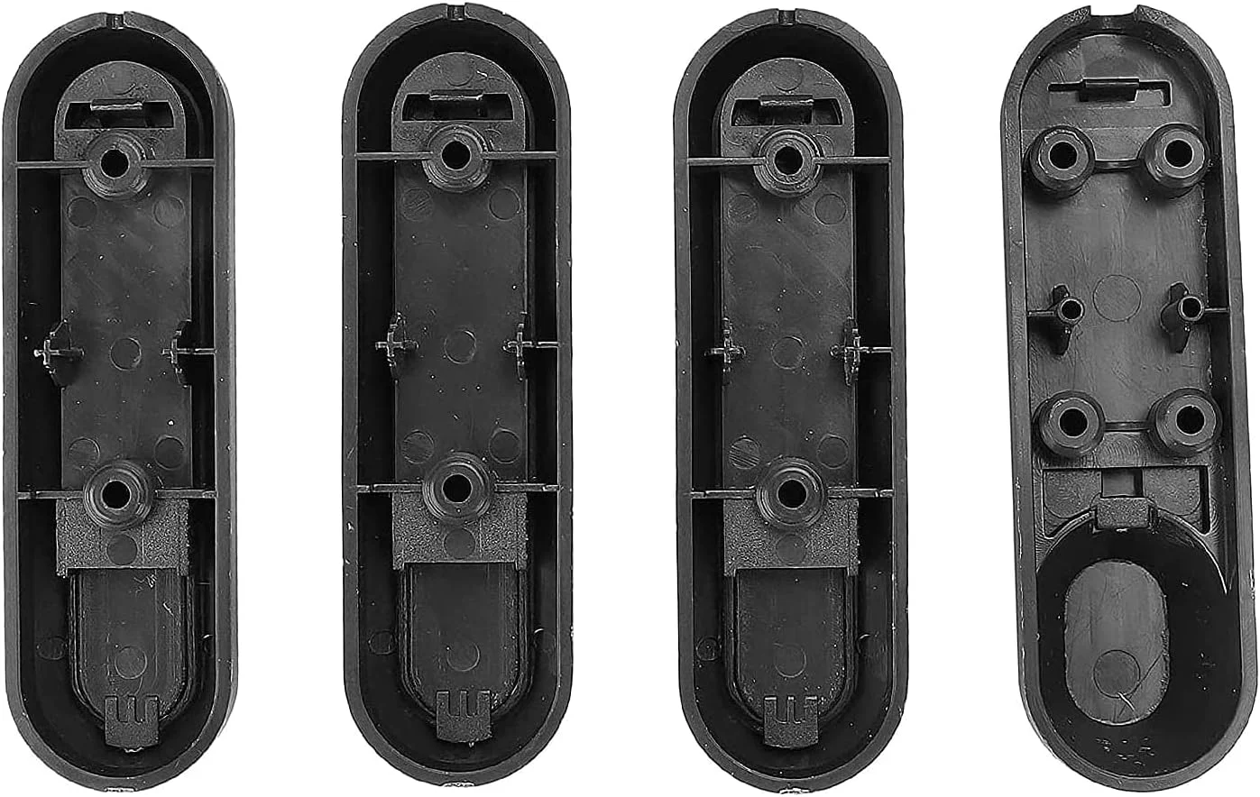 کاور تزئینی بازتابنده YBang با پیچ برای اسکوتر برقی شیائومی M365 PRO PRO 2 1S Essential Lite، کیت لوازم جانبی نوارهای چرخ های جلو و عقب (قرمز)