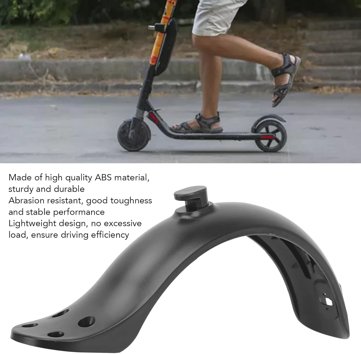 گلگیر اسکوتر برقی، جایگزینی براکت گلگیر عقب، پشتیبانی لوازم جانبی قطعات اسکوتر برقی، مشکی، تعویض آسان گلگیر اسکوتر برقی، جایگزینی براکت گلگیر عقب، پشتیبانی لوازم جانبی قطعات اسکوتر برقی، مشکی، تعویض آسان