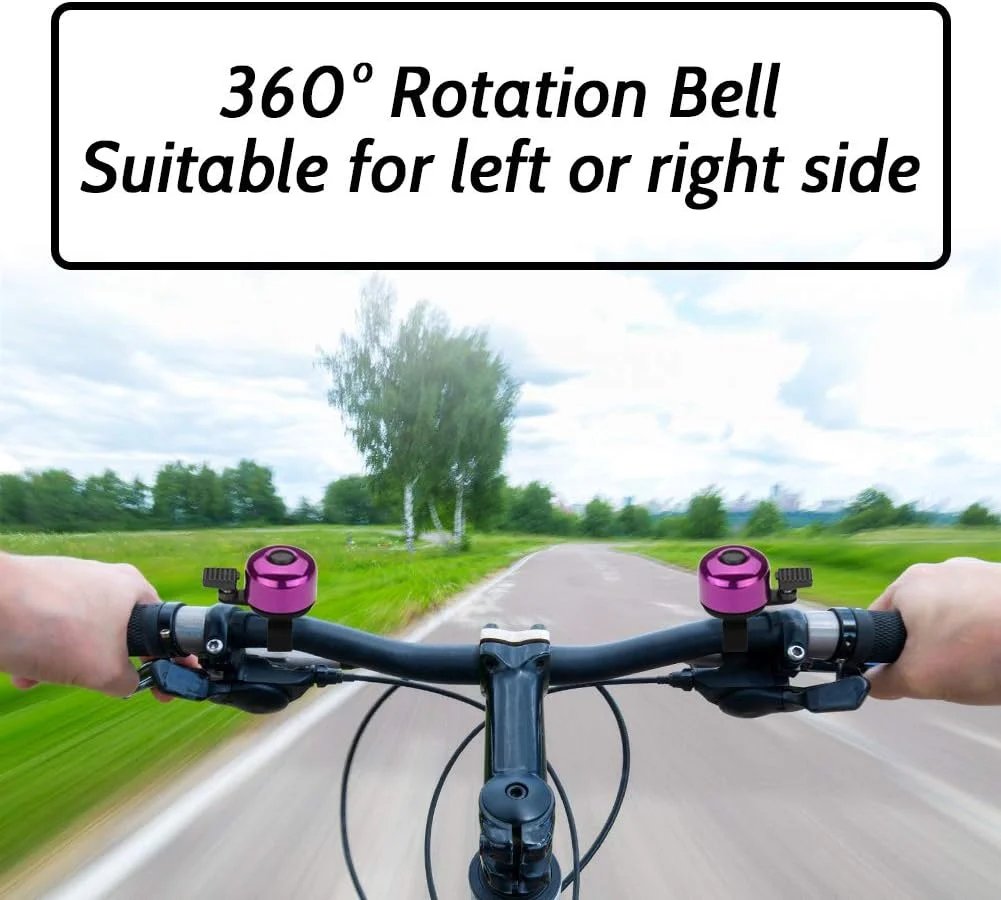 زنگ دوچرخه پالستون با صدای واضح برای بزرگسالان، کودکان، پسران و دختران زنگ دوچرخه پالستون با صدای واضح برای بزرگسالان، کودکان، پسران و دختران