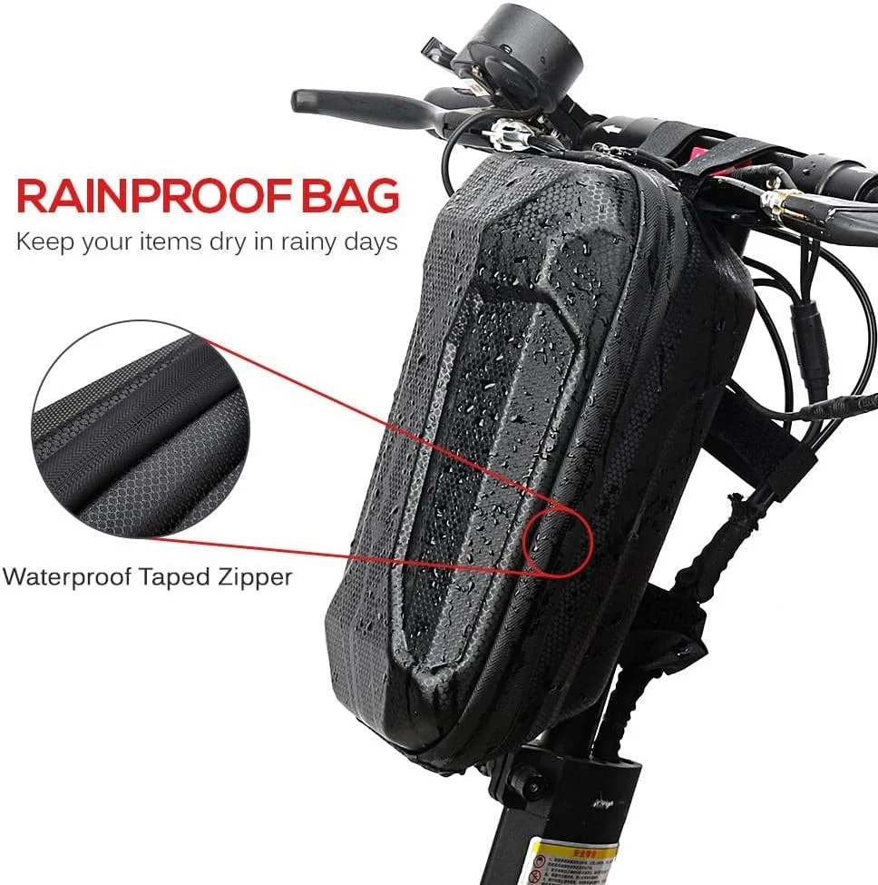 کیف فرمان اسکوتر ضد آب EVA با پوسته سخت Arabest - محفظه آویز جلویی برای اسکوترهای برقی، دوچرخه های تعادلی و دوچرخه های تاشو