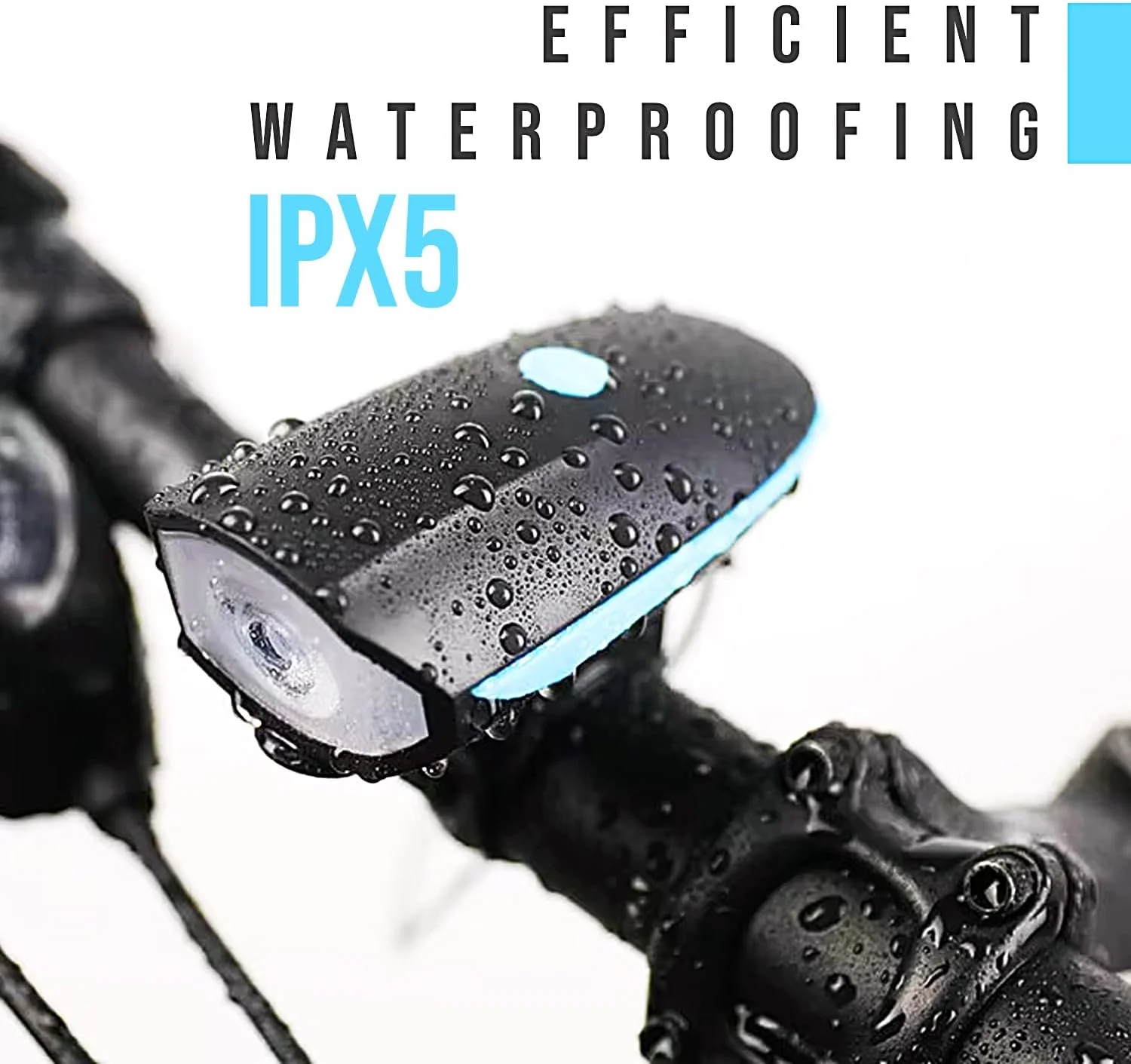 ست چراغ دوچرخه شارژی USB فوق العاده روشن Aishini، چراغ جلو قدرتمند دوچرخه، 3 حالت نور، نصب آسان برای مردان زنان کودکان دوچرخه سواری جاده کوهستان مشکی