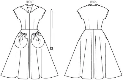 الگوی لباس زنانه باتریک، سفید