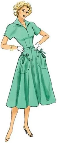 الگوی لباس زنانه باتریک، سفید