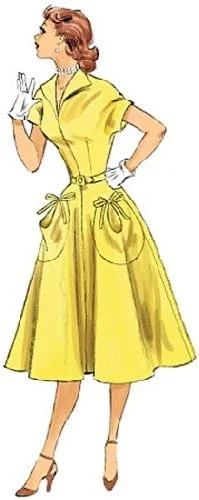 الگوی لباس زنانه باتریک، سفید