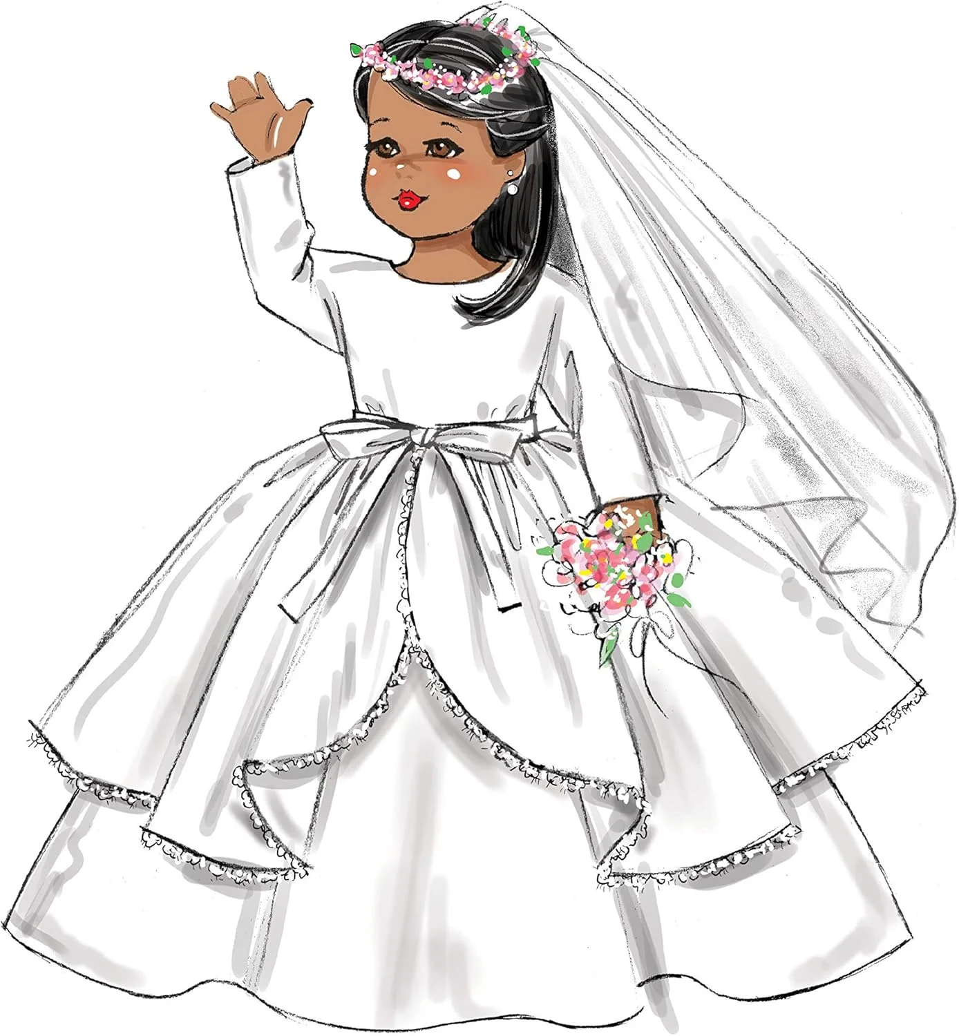 الگوهای خیاطی باتریک فشن رترو برای لباس عروسک 18 اینچی شامل: پیراهن، دامن رویی، دامن، شلوار، ژاکت و کت الگوهای خیاطی باتریک فشن رترو برای لباس عروسک 18 اینچی شامل: پیراهن، دامن رویی، دامن، شلوار، ژاکت و کت