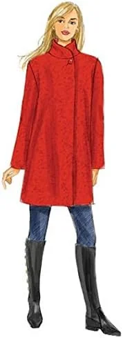 الگوهای خیاطی Butterick 6107 سایزهای Y خیلی کوچک 4-6/ کوچک 8-10/ متوسط 12-14 کت زنانه الگوهای خیاطی Butterick 6107 سایزهای Y خیلی کوچک 4-6/ کوچک 8-10/ متوسط 12-14 کت زنانه