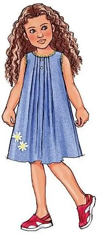 الگوهای خیاطی BUTTERICK B4176 تاپ، پیراهن، شورت و شلوار بچگانه/دخترانه، سایز 2-3-4-5 الگوهای خیاطی BUTTERICK B4176 تاپ، پیراهن، شورت و شلوار بچگانه/دخترانه، سایز 2-3-4-5