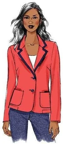 الگوهای Butterick B5926 سایز B5 8-10 - 12-14 - 16 مخصوص کت زنانه و دخترانه، سفید الگوهای Butterick B5926 سایز B5 8-10 - 12-14 - 16 مخصوص کت زنانه و دخترانه، سفید