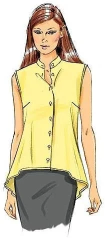 الگوهای خیاطی Butterick B5786 سایز B5 8-10-12-14-16 پیراهن زنانه، بسته 1 عددی، سفید