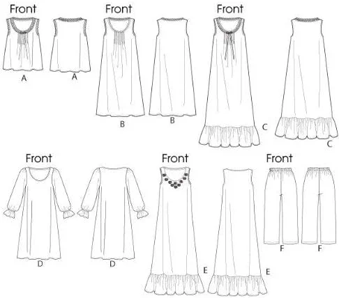 الگوهای خیاطی Butterick B5792 سایز ZZ بزرگ-خیلی بزرگ-XXL تاپ، لباس شب و شلوار زنانه، بسته 1 عددی، سفید الگوهای خیاطی Butterick B5792 سایز ZZ بزرگ-خیلی بزرگ-XXL تاپ، لباس شب و شلوار زنانه، بسته 1 عددی، سفید