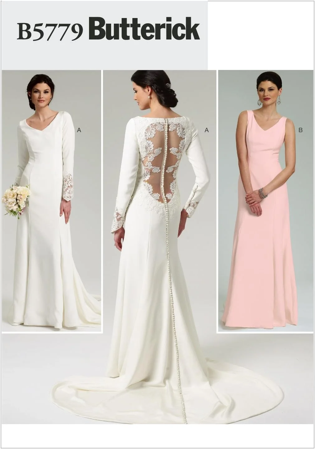 الگوی خیاطی لباس زنانه Butterick Patterns B5779AX5، سایز AX5 (4-6-8-10-12)