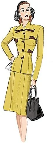 الگوی Butterick 6286 B5، کت و دامن زنانه، سایزهای 8-16، چند رنگ، (8-10-12-14-16) الگوی Butterick 6286 B5، کت و دامن زنانه، سایزهای 8-16، چند رنگ، (8-10-12-14-16)