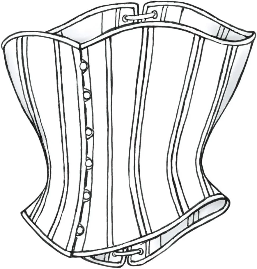 الگوهای Butterick B4254 سایز 12-14-16 مخصوص خانم ها، سوتین و کرست، بسته 1 عددی، سفید الگوهای Butterick B4254 سایز 12-14-16 مخصوص خانم ها، سوتین و کرست، بسته 1 عددی، سفید