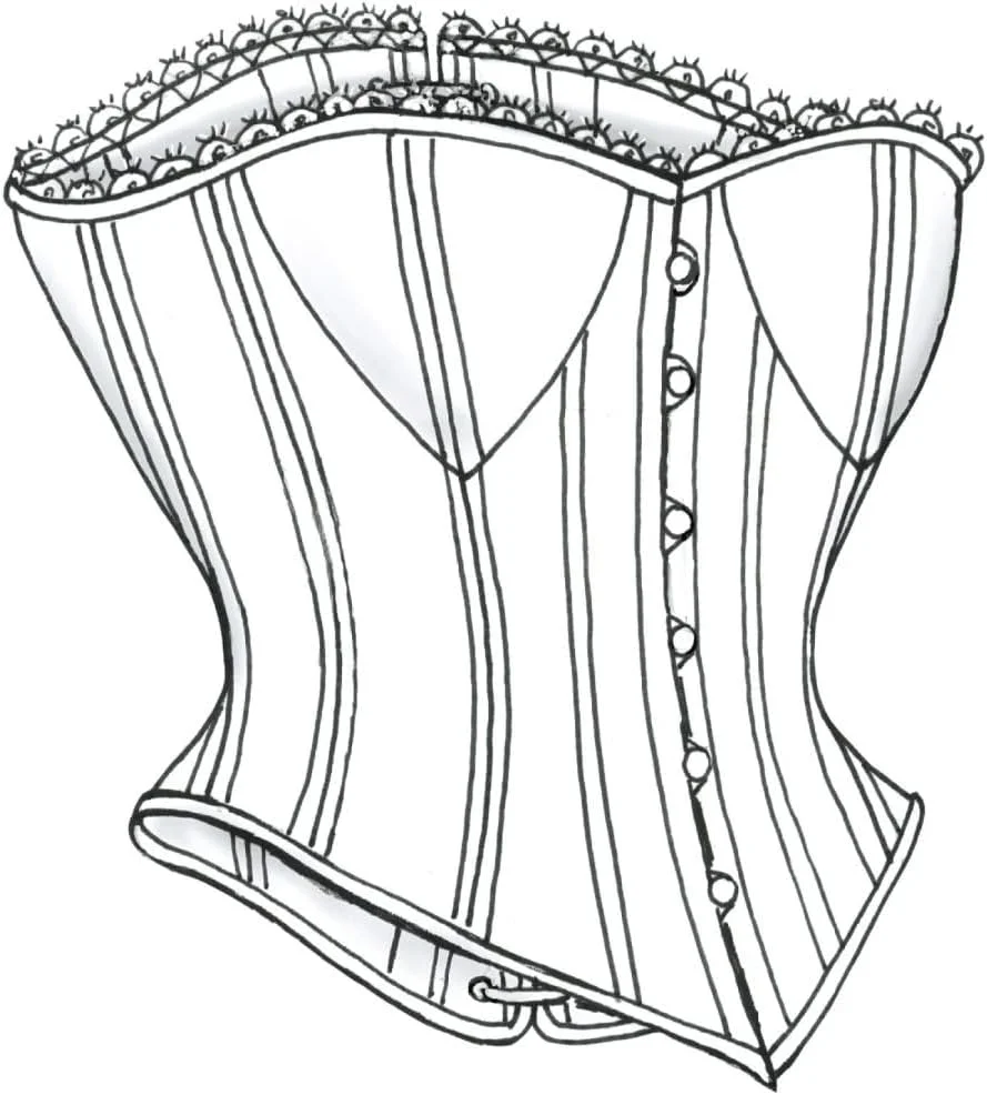 الگوهای Butterick B4254 سایز 6-8-10 مخصوص خانم ها، سینه بند و کرست، بسته 1 عددی، سفید الگوهای Butterick B4254 سایز 6-8-10 مخصوص خانم ها، سینه بند و کرست، بسته 1 عددی، سفید