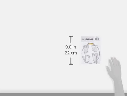 الگوهای Butterick B4254 سایز 12-14-16 مخصوص خانم ها، سوتین و کرست، بسته 1 عددی، سفید الگوهای Butterick B4254 سایز 12-14-16 مخصوص خانم ها، سوتین و کرست، بسته 1 عددی، سفید