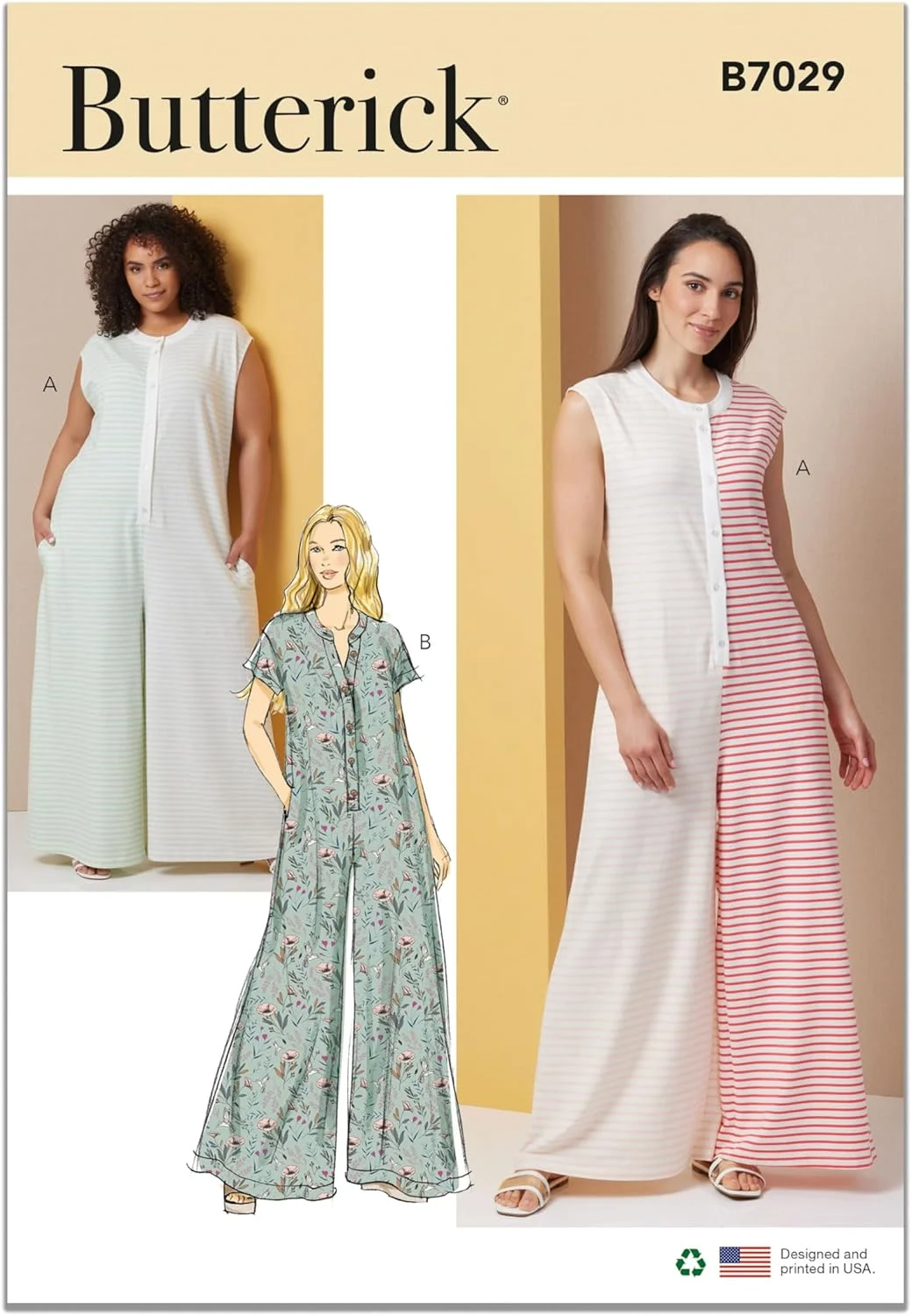 الگوی خیاطی لباس خواب زنانه باتریک سایز بزرگ، چند رنگ