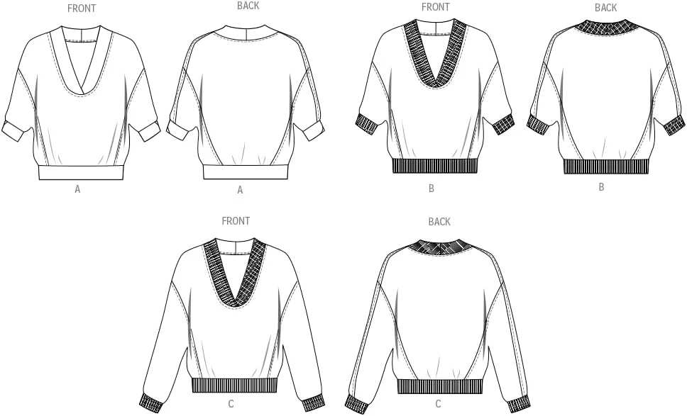 الگوی خیاطی تاپ زنانه باتریک، دو تکه چند رنگ الگوی خیاطی تاپ زنانه باتریک، دو تکه چند رنگ
