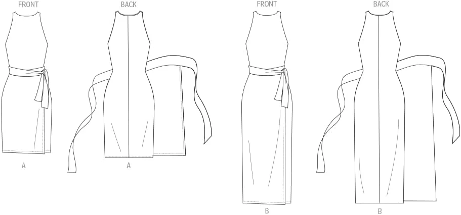 الگوی خیاطی لباس مجلسی زنانه بدون آستین و چسبان باتریک B7040Y5، کد طراحی B7040، سایزهای 18-20-22-24-26 الگوی خیاطی لباس مجلسی زنانه بدون آستین و چسبان باتریک B7040Y5، کد طراحی B7040، سایزهای 18-20-22-24-26