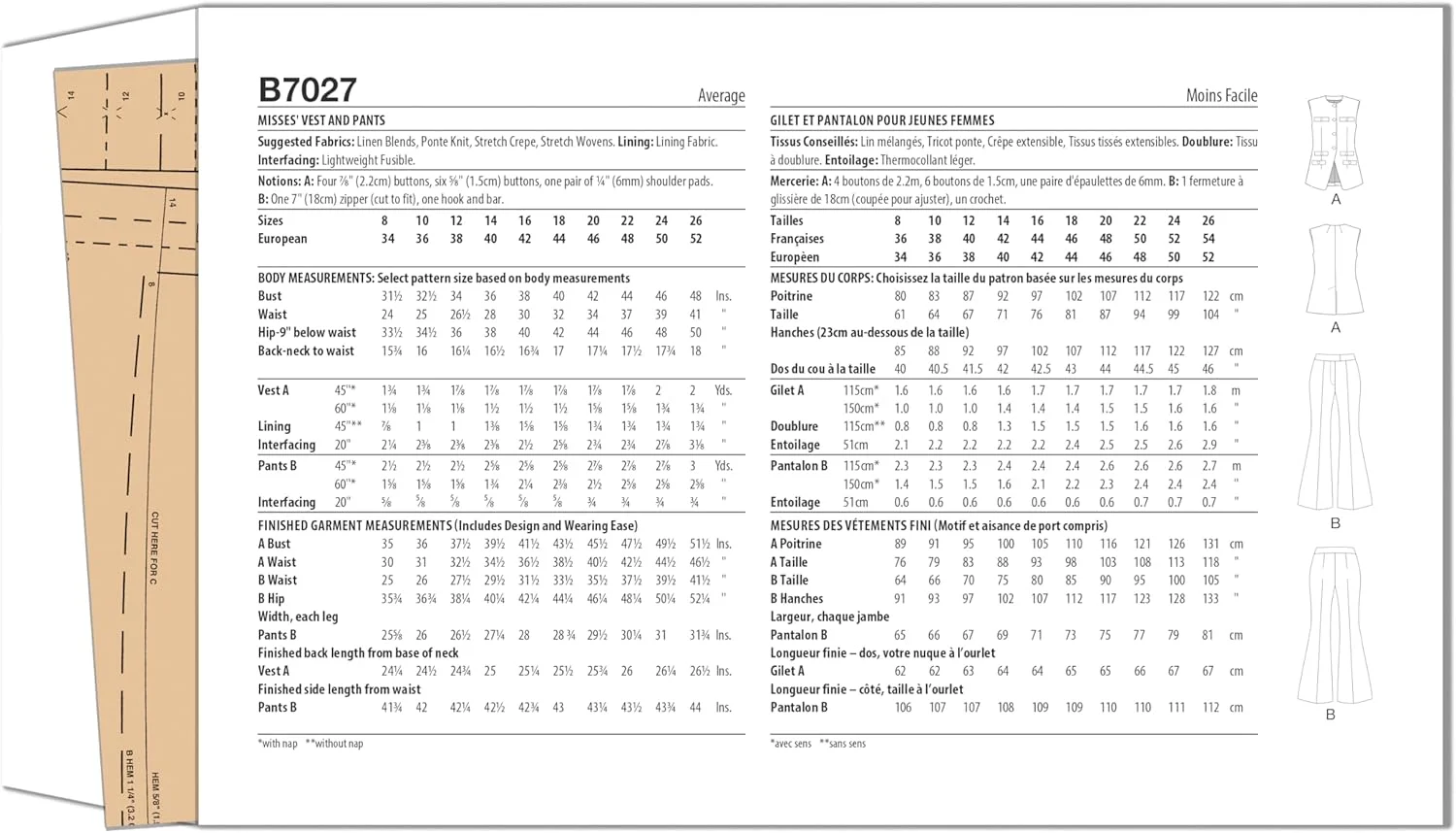 الگوی خیاطی Butterick B7027، چند رنگ الگوی خیاطی Butterick B7027، چند رنگ
