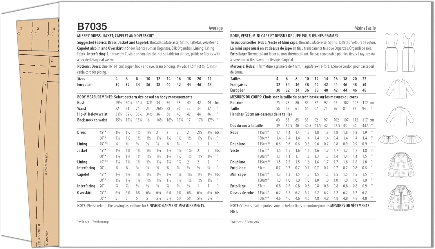 الگوی خیاطی Butterick B7035، چند رنگ الگوی خیاطی Butterick B7035، چند رنگ