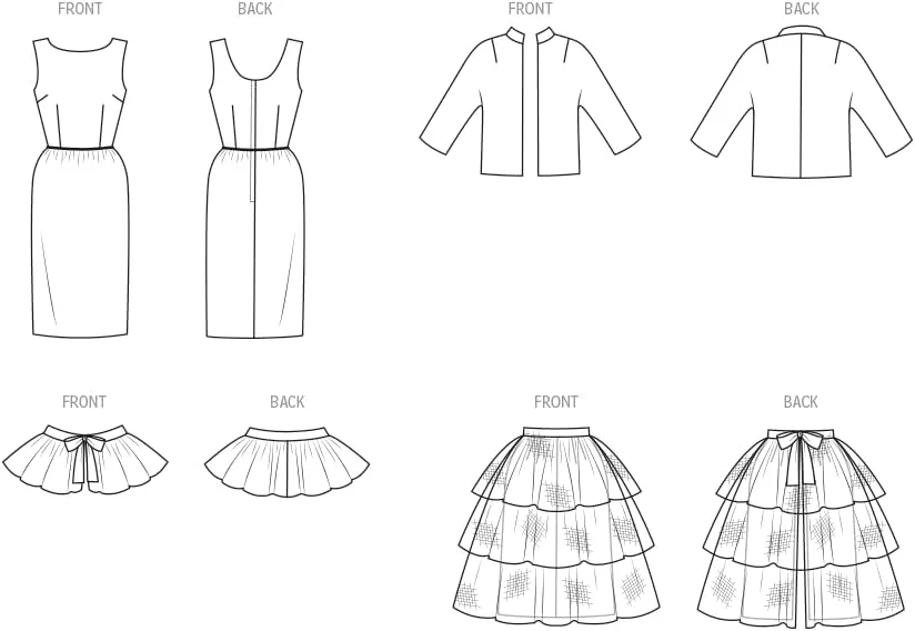 الگوی خیاطی Butterick B7035، چند رنگ الگوی خیاطی Butterick B7035، چند رنگ