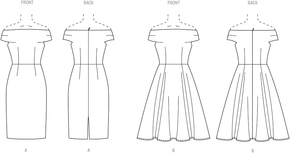 الگوی خیاطی لباس زنانه مدل Butterick B7006Y5، طرح B7006، سایزهای 18-20-22-24-26 الگوی خیاطی لباس زنانه مدل Butterick B7006Y5، طرح B7006، سایزهای 18-20-22-24-26