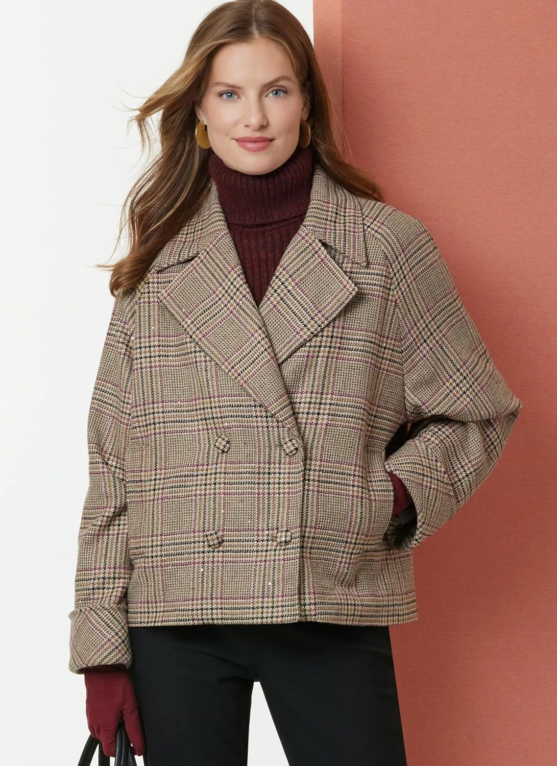 الگوی خیاطی ژاکت و کت دکمه دوبل گشاد زنانه Butterick B7007R5، کد طراحی B7007، سایزها 14-16-18-20-22 الگوی خیاطی ژاکت و کت دکمه دوبل گشاد زنانه Butterick B7007R5، کد طراحی B7007، سایزها 14-16-18-20-22