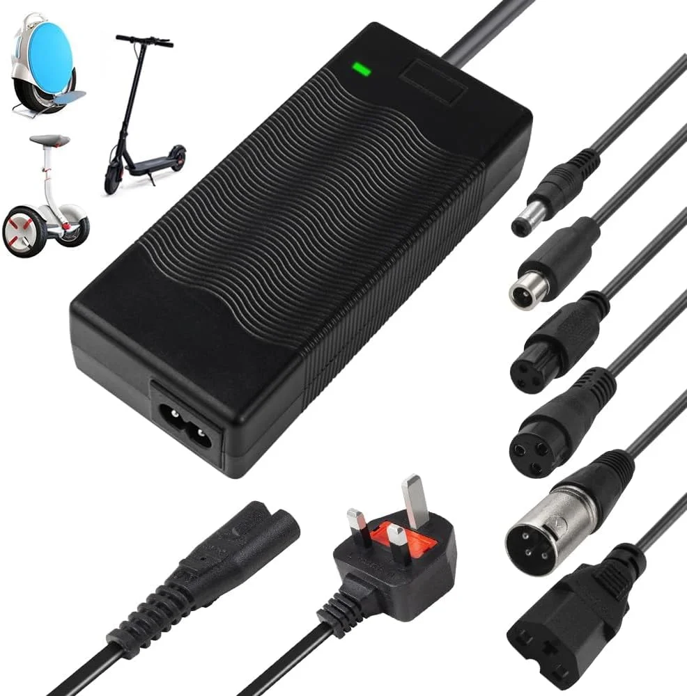شارژر اسکوتر برقی OSHIMA 42V 2A آداپتور برق AC برای هاوربرد خود متعادل کننده با 6 اتصال