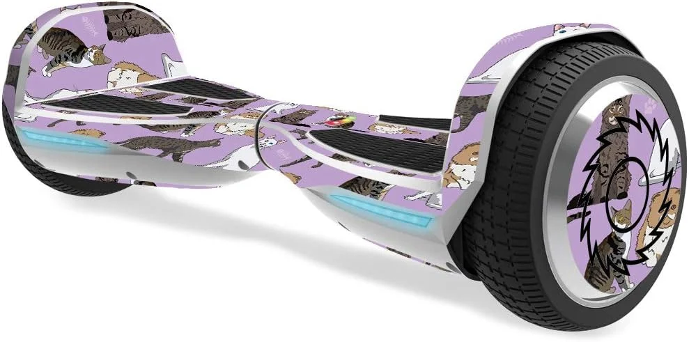 برچسب محافظ طرح Cat Chaos برای اسکوتر برقی Razor Hovertrax 1.5 | پوشش محافظ وینیل بادوام و منحصر به فرد | نصب، جدا کردن و تغییر آسان طرح | ساخت آمریکا