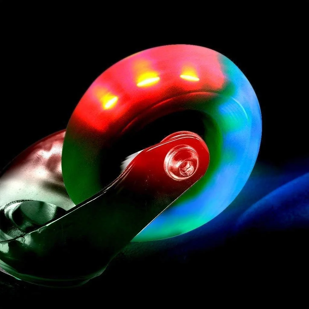 اسکیت برد ویو Swipe Kart® به همراه کیف حمل | دارای چراغ های LED رنگارنگ در چرخ ها | مناسب برای فضای باز و کودکان | اسکیت برای کودکان، دارای برچسب