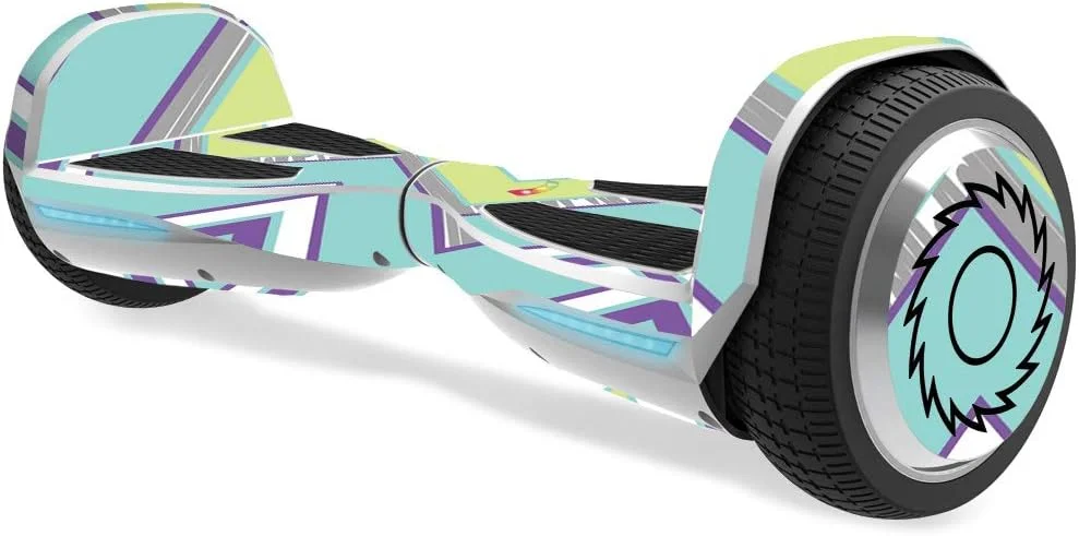 MIGHTY SKINS سازگار با هاوربرد Razor Hovertrax 1.5 - طرح جناغی پاستلی | روکش محافظ، بادوام و منحصر به فرد از جنس وینیل | نصب، جدا کردن و تغییر آسان طرح | ساخت آمریکا