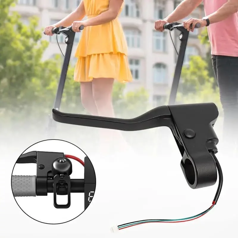 دسته ترمز اسکوتر برقی Pizgear، مناسب برای Segway، مناسب برای Ninebot، MAX G30، اهرم ترمز آلیاژ آلومینیوم لوازم جانبی اسکیت بورد ترمز انگشتی لوازم جانبی سواری ترمز دستی اسکوتر برقی