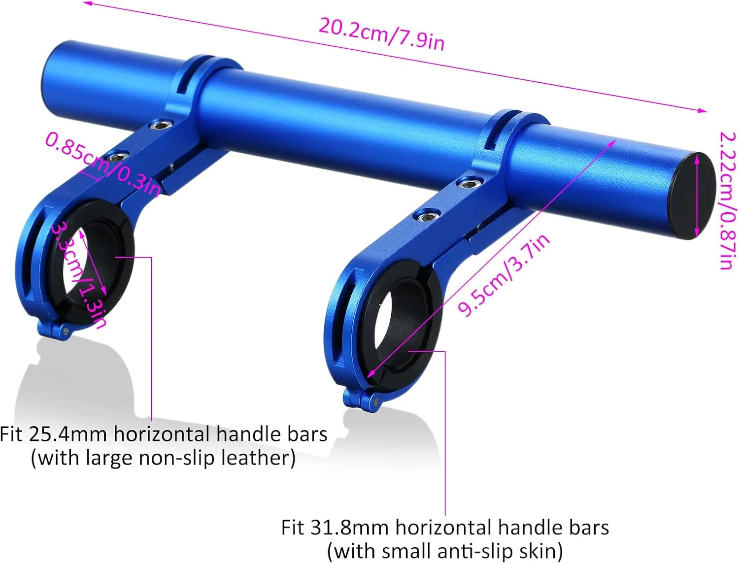 فریم افقی افزایش طول اسکوتر برقی Pepisky، افزایش دهنده فرمان اسکوتر برقی، نگهدارنده آلیاژ آلومینیوم، جایگزین براکت نصب میله فرمان برای M365