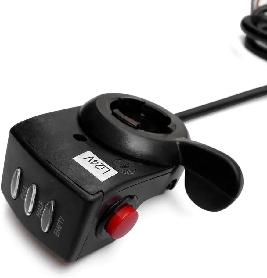 دسته گاز انگشتی دوچرخه برقی L-faster 24V/36V/48V، دسته گاز چرخشی اسکوتر برقی، کنترل کننده سرعت نامرئی برای انگشت شست