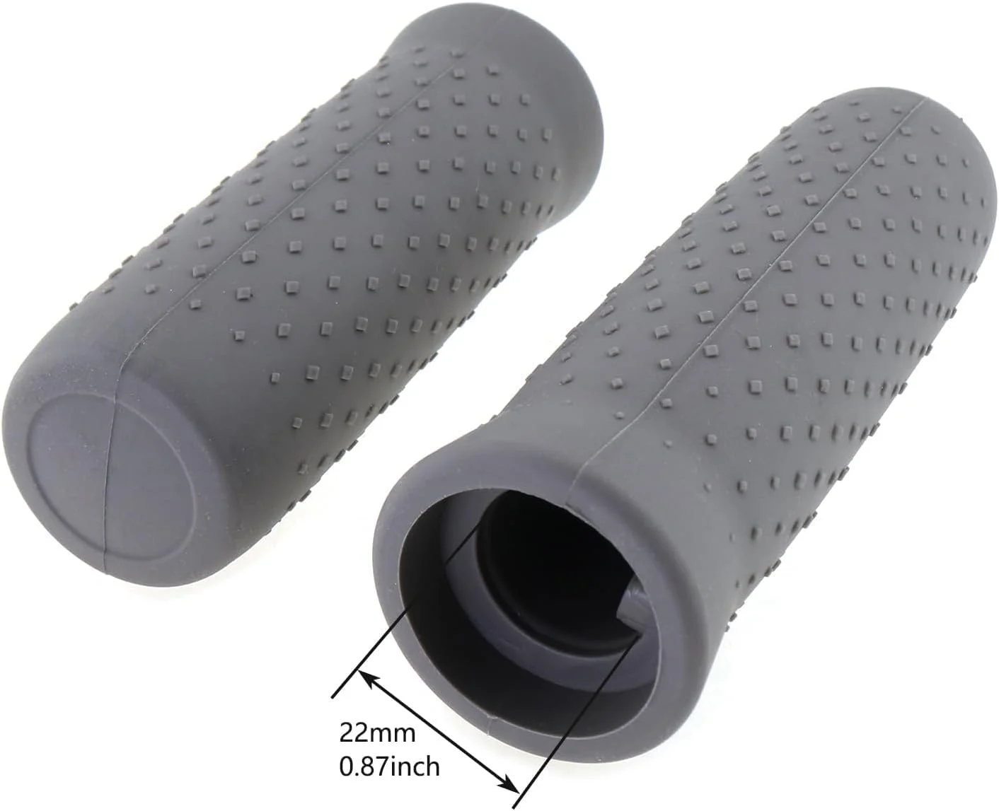 دسته فرمان 1 جفت سیلیکونی جایگزین دسته فرمان لوازم جانبی دسته برای اسکوتر برقی Ninebot MAX G30، خاکستری