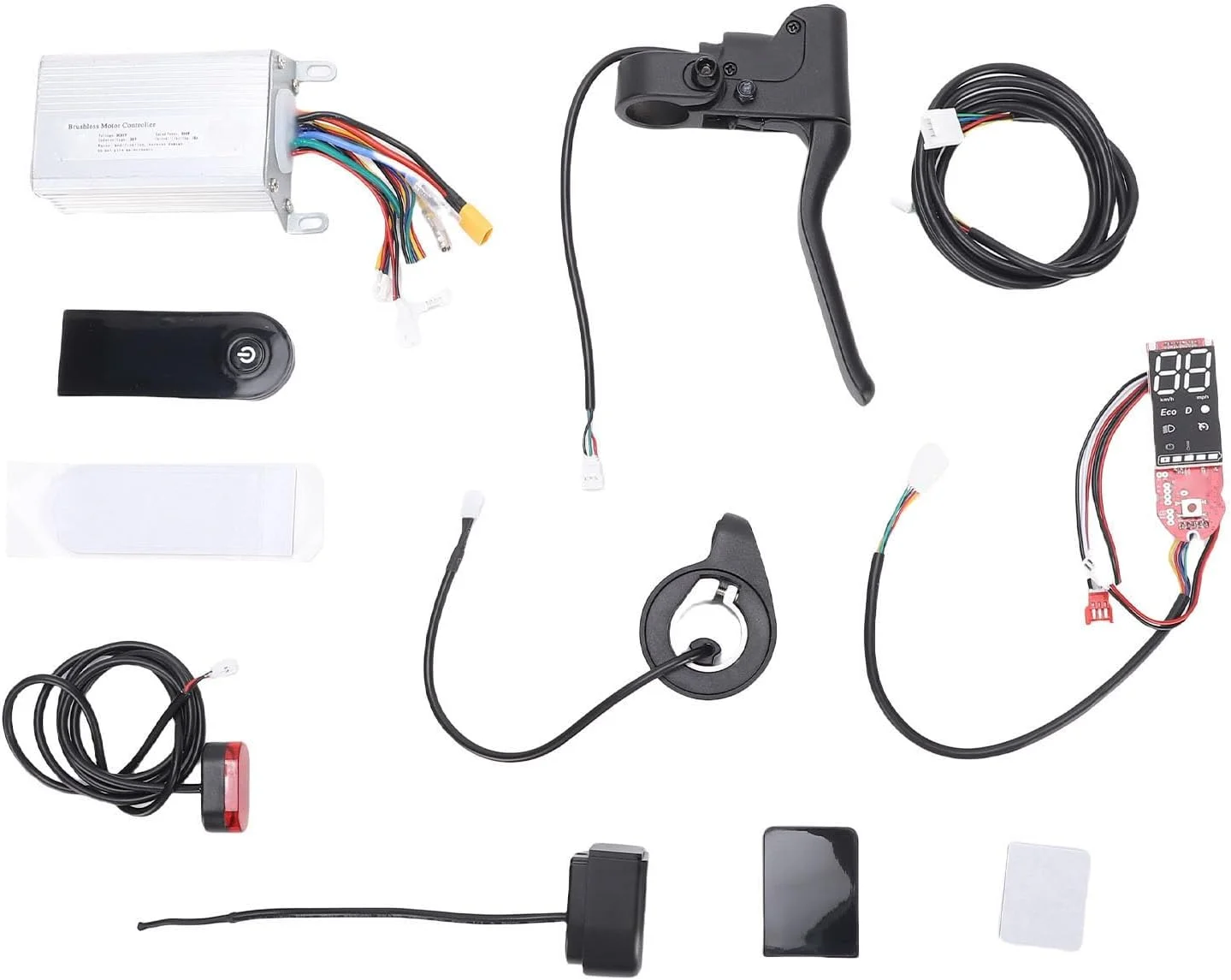 کیت کنترلر اسکوتر برقی YUEHISY برای قطعات اسکوتر Xiaomi M365 PRO، کیت برد کنترلر دسته ترمز پانل دیجیتال 350 وات BT