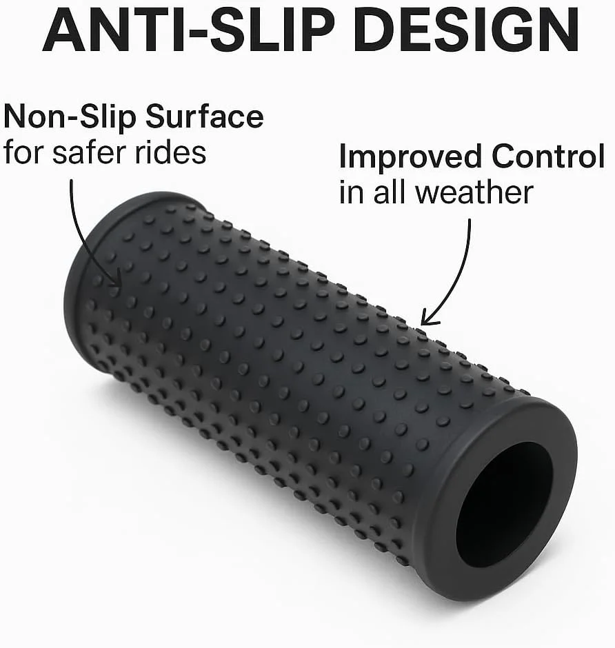 روکش دسته فرمان ارگونومیک FUKUKAWA برای اسکوتر برقی شیائومی 1S M365 Pro Pro2 Essential - لوازم جانبی جایگزین محافظ لاستیکی ضد لغزش، طراحی راحت و جاذب ضربه