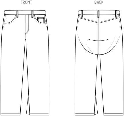 الگوی خیاطی شلوار ساده унисекс، چند رنگ الگوی خیاطی شلوار ساده унисекс، چند رنگ