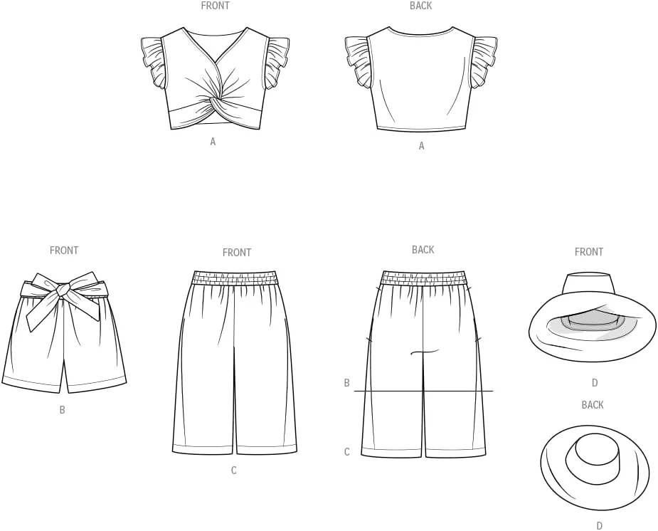 الگوی خیاطی لباس ورزشی کودکانه سادگی، چند رنگ