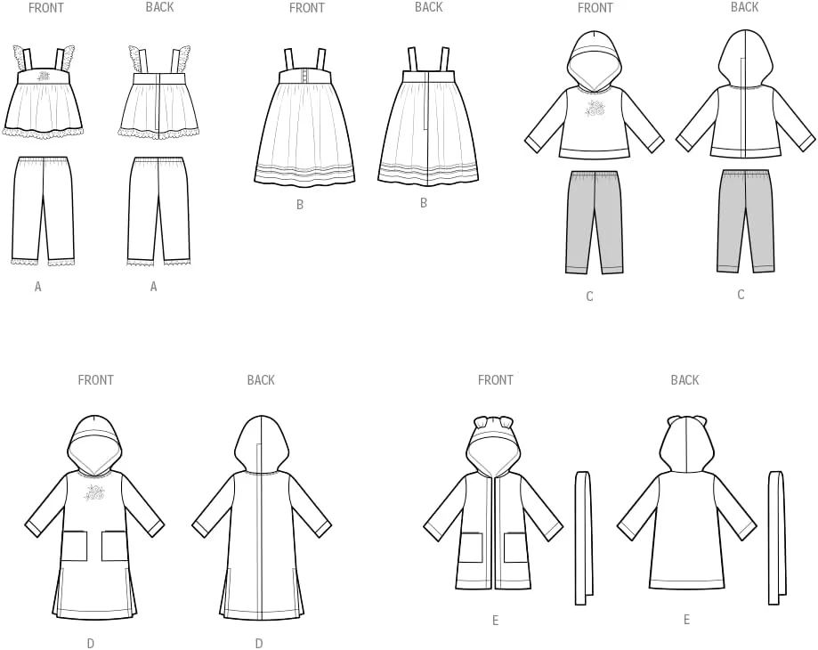 الگوی خیاطی لباس عروسک 18 اینچی Simplicity SS3059OS اثر Elaine Heigl Designs، کد طراحی S3059، تک سایز