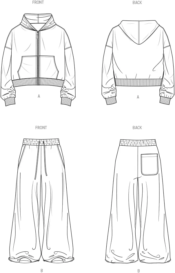 الگوی خیاطی هودی زیپدار مردانه بزرگ سایز و شلوار ورزشی Simplicity SS3037A اثر نوریس دانتا فورد، کد طراحی S3037، سایزهای S-M-L-XL-XXL الگوی خیاطی هودی زیپدار مردانه بزرگ سایز و شلوار ورزشی Simplicity SS3037A اثر نوریس دانتا فورد، کد طراحی S3037، سایزهای S-M-L-XL-XXL