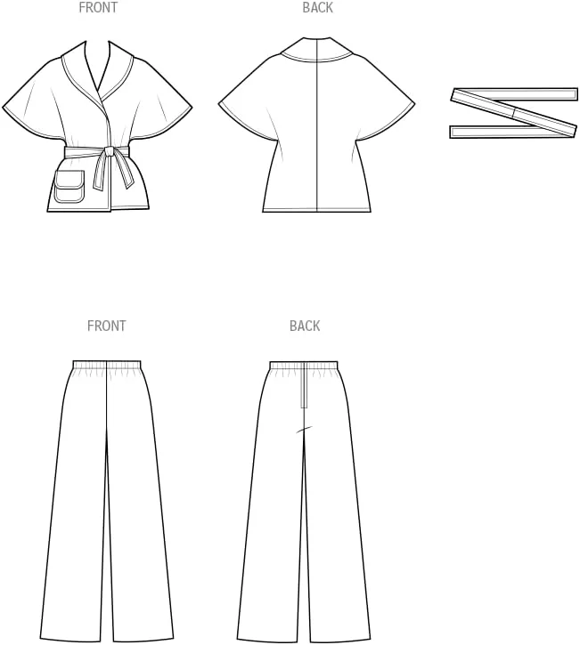 الگوی خیاطی شلوار پا گشاد و ژاکت پیچیده زنانه Simplicity SS3047K5، طرح قدیمی دهه 1970، کد طراحی S3047، سایزهای 8-10-12-14-16 الگوی خیاطی شلوار پا گشاد و ژاکت پیچیده زنانه Simplicity SS3047K5، طرح قدیمی دهه 1970، کد طراحی S3047، سایزهای 8-10-12-14-16