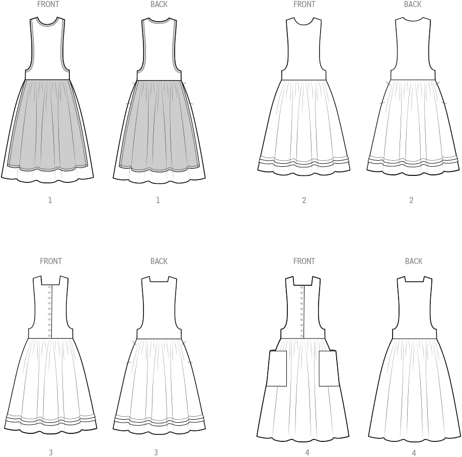 الگوی خیاطی جامپر گشاد زنانه Simplicity SS3048H5، طرح قدیمی دهه 1980، کد طراحی S3048، سایزهای 6-8-10-12-14
