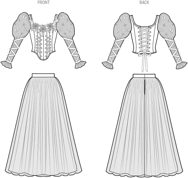 الگوی خیاطی لباس مجلسی زنانه Simplicity SS3029U5 اثر رین امری، کد طراحی S3029، سایزهای 16-18-20-22-24، چند رنگ