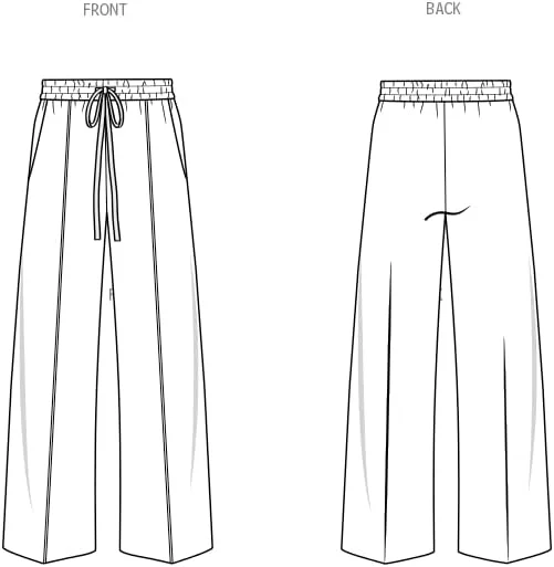 الگوی خیاطی شلوار جاگر زنانه سادگی SS3036Y5 اثر Mimi G Style، کد طراحی S3036، سایزهای 18-20-22-24-26، چند رنگ