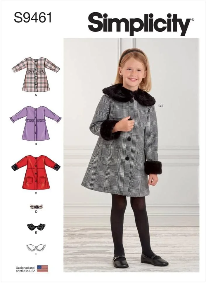 الگوی خیاطی سادگی S9461 کت بچگانه