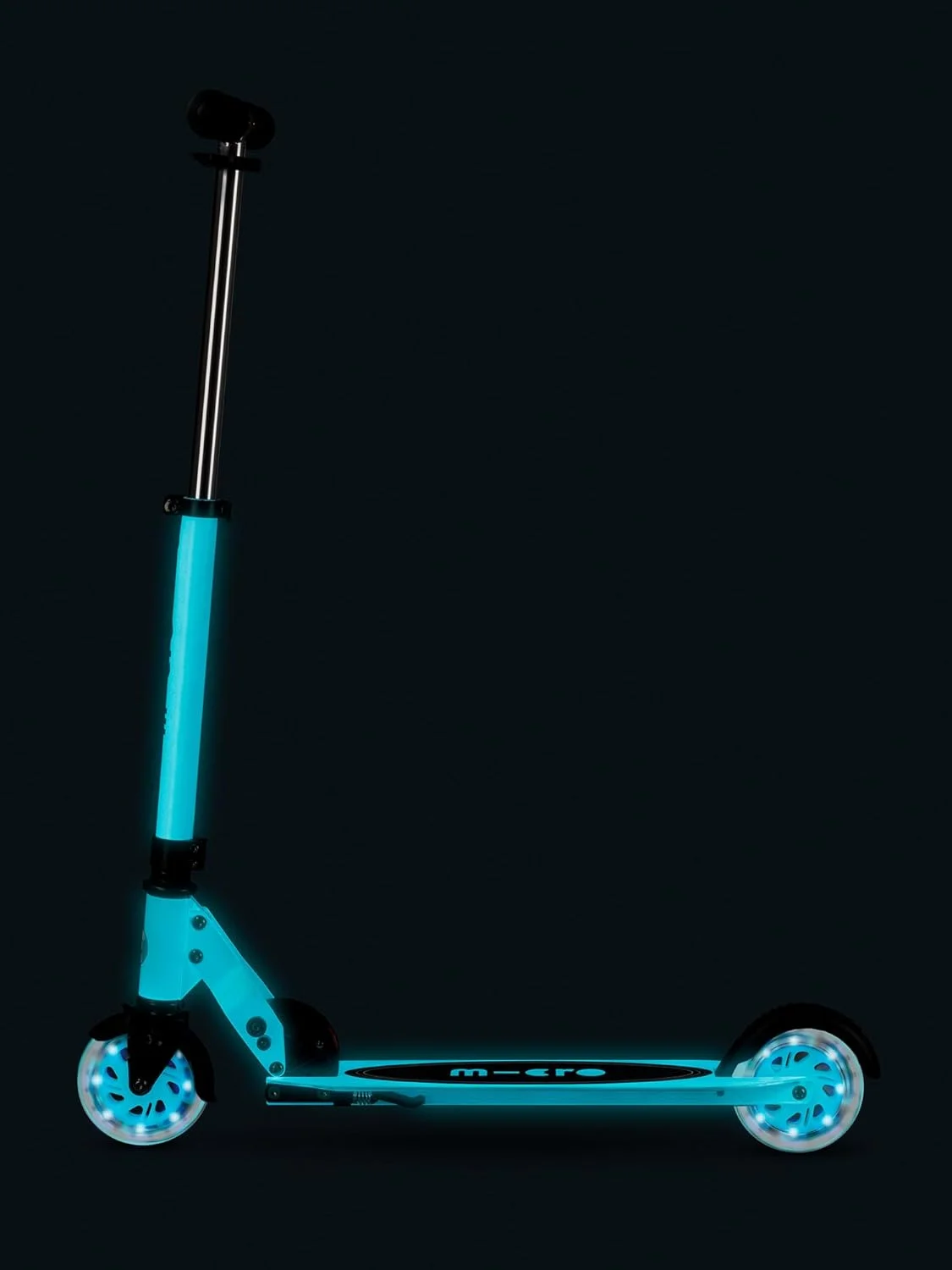 اسکوتر کودکانه MICRO™ Sprite LED، اسکوتر شهری با چرخ‌های LED، تاشو و دارای فرمان با قابلیت تنظیم ارتفاع، از 5 سال به بالا، اسکوتر موجود در 6 رنگ