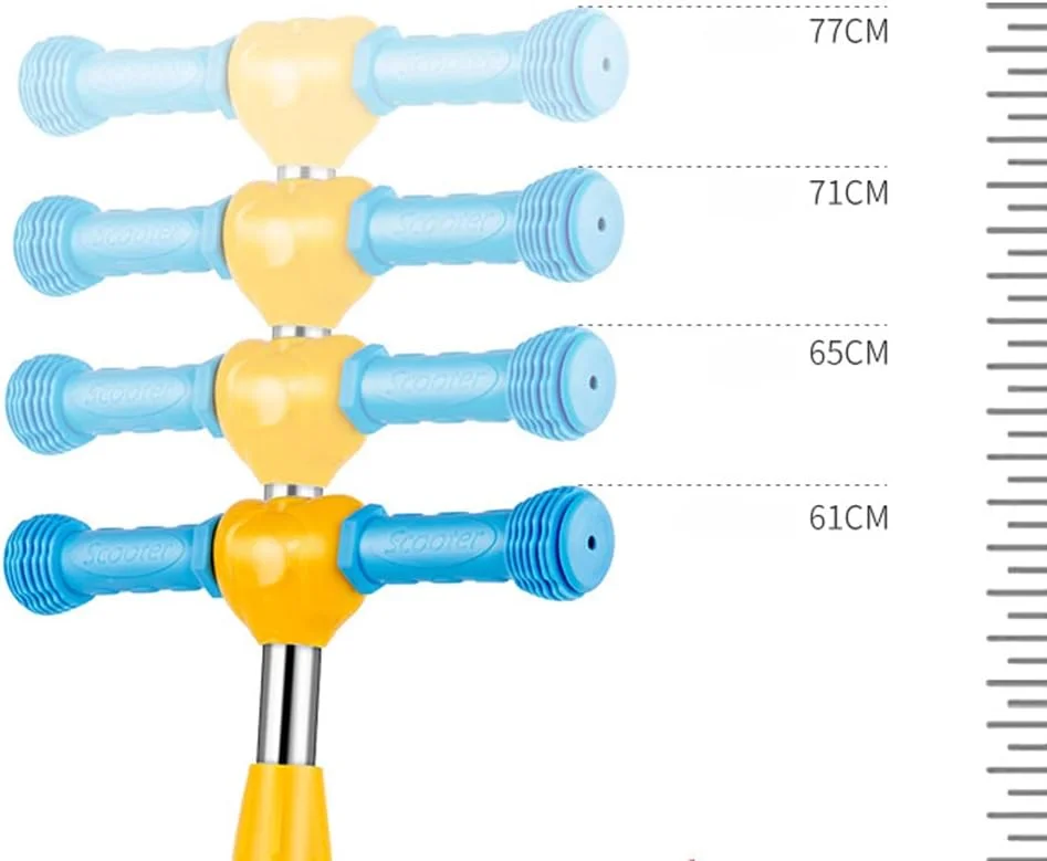 اسکوتر کودک COOLBABY سه چرخ تاشو، اسکوتر پایی با چراغ LED، دوچرخه تعادلی با ارتفاع قابل تنظیم، اسکیت بورد، اسکوتر ضربه ای برای اسباب بازی ورزشی کودکان