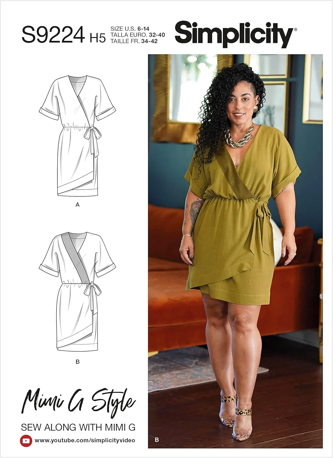 کیت الگوی خیاطی سادگی، چند رنگ کیت الگوی خیاطی سادگی، چند رنگ